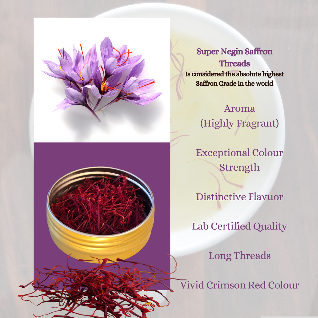 Organic Saffron - Afghan Super Negin Grade A