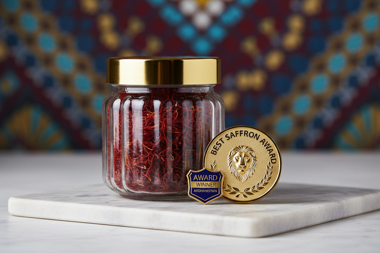 Image showing afghanistan saffron awarded as the best saffron